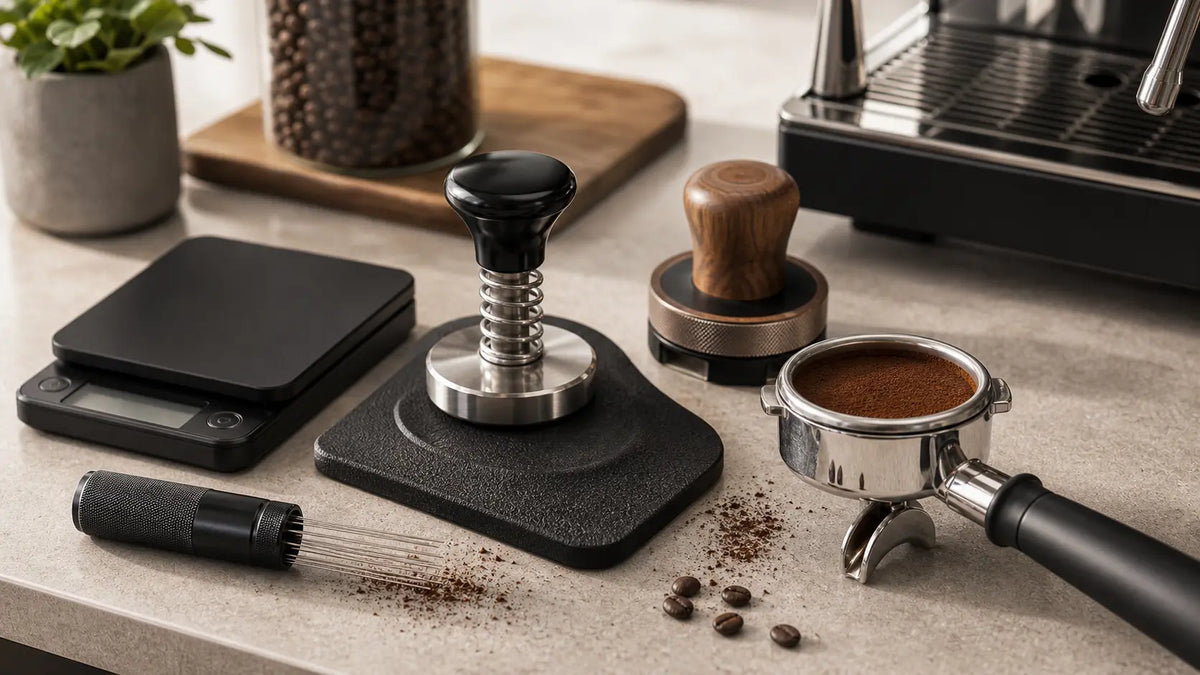 Handleiding voor espresso-tamper: kies de juiste maat voor betere opnamen
