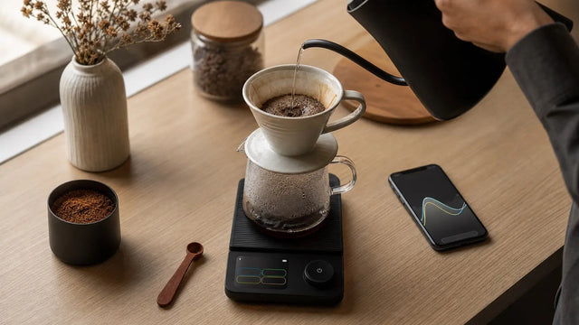 Slimme Bluetooth-koffieweegschaal: een betere manier om te zetten