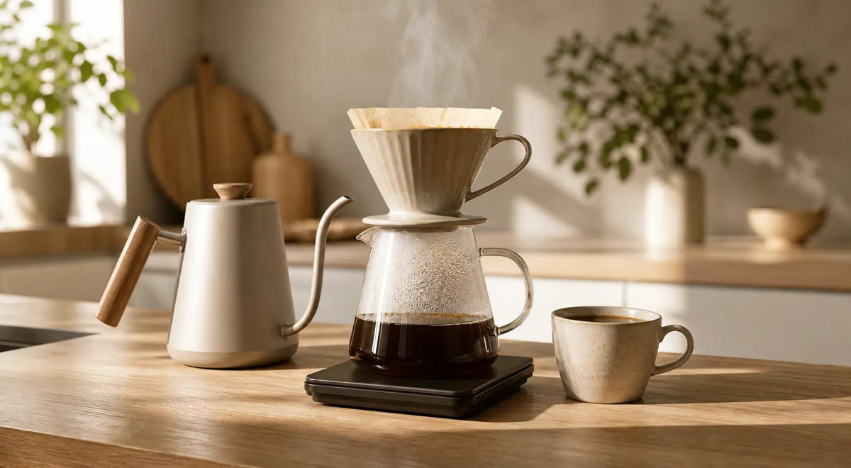 Handleiding voor de pour-overkoffieverhouding voor betere koffie thuis