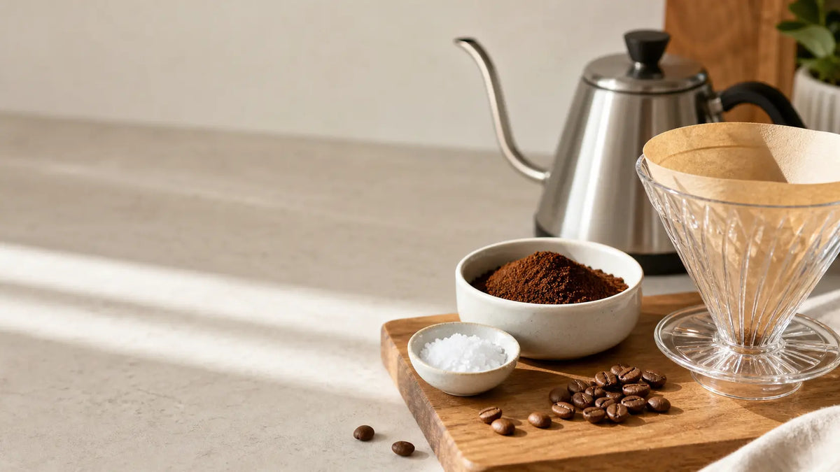 Moet je zout toevoegen aan gemalen koffie?