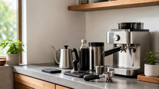 Hoe u een kleine koffiebar voor thuis kunt opzetten zonder rommel