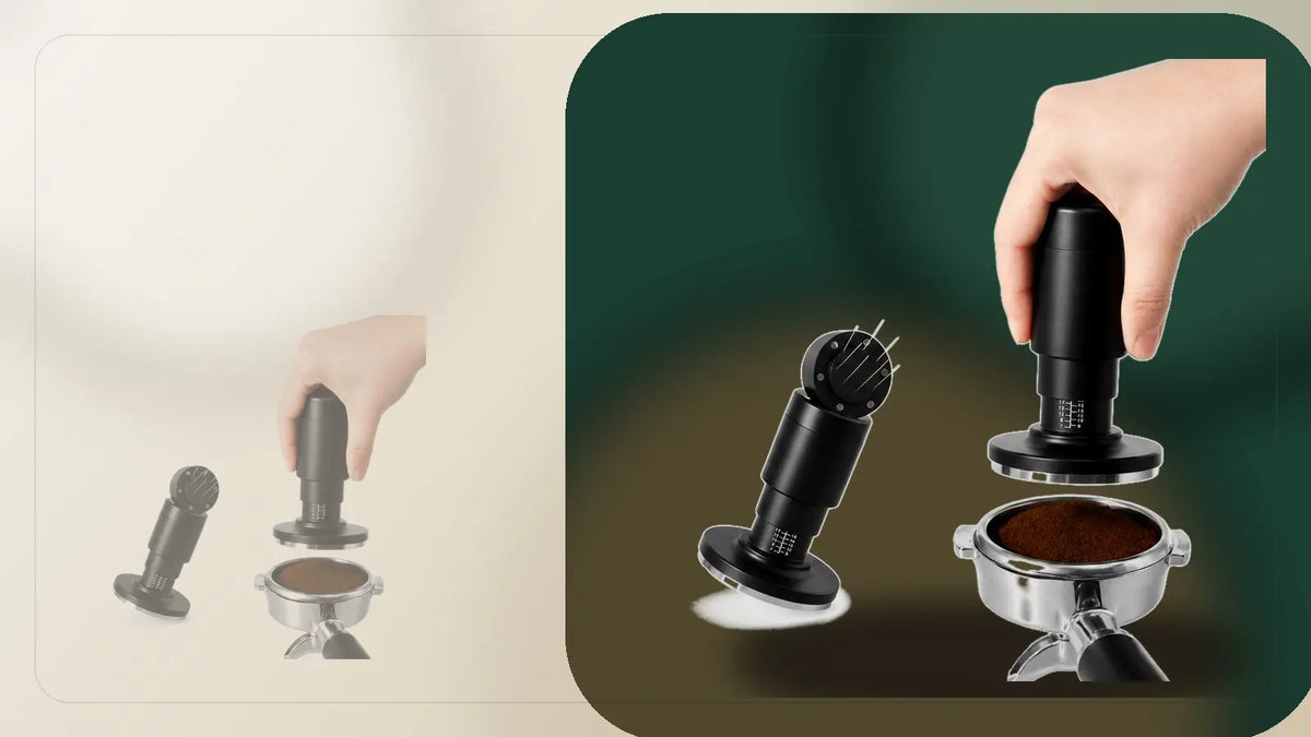 Geveerde tampergids voor betere espressoshots