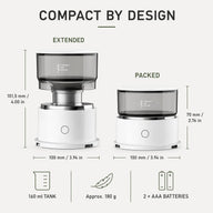 Draadloos automatisch pour-overkoffiezetapparaat voor op bureau en op reis – productweergave 7