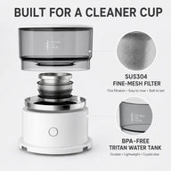 Automatisch overgietkoffiezetapparaat met herbruikbaar filter, geen papieren filters nodig – productweergave 6