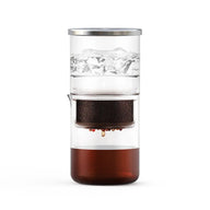 Yozcoffee Cold Brew Maker 300 ml glas Ice Drip Slow Drip transparant – gevuld