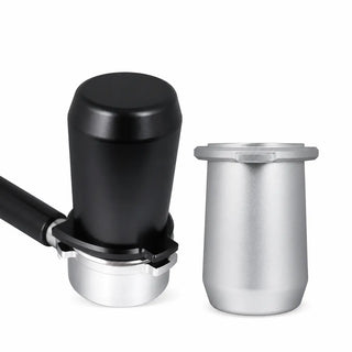 Yozcoffee Breville espressodoseerbeker 54 mm aluminiumlegering zwart/zilver – portafilter zwart zilver