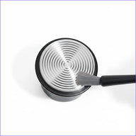 Yozcoffee Espresso Tamper 58 mm aluminium impactontwerp – aluminium design bovenkant