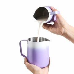 Yozcoffee Latte Art Melkkan 350/600 ml 304 roestvrij staal verloop