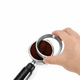 Yozcoffee Espresso-doseertrechter 51/53/58mm Magnetisch RVS Zilver