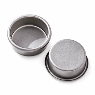 Yozcoffee Espressofiltermand 58 mm 18 g puur titanium – tweedelig