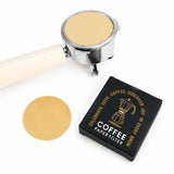 Yozcoffee Moka Pot Koffiefilterpapier 53-58mm Houtpulp 100-Pack