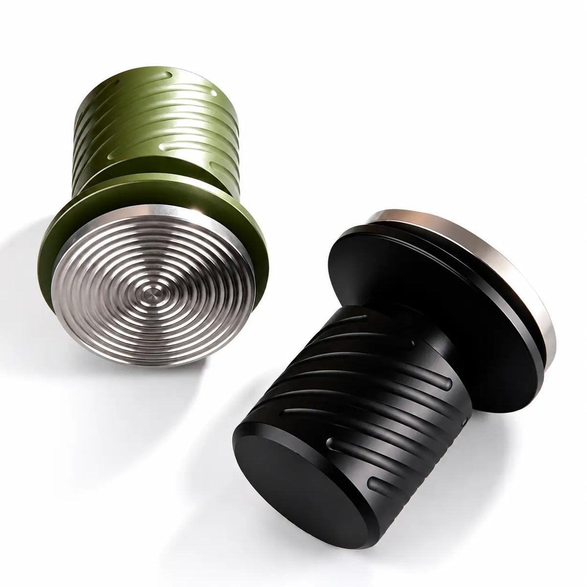 Yozcoffee Espresso-tamper met veerwerking, 51/53/58 mm – overzicht