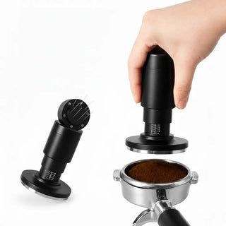 Yozcoffee WDT Verdeler veerbelaste stamper 51/53/58,35 mm roestvrij staal – espressogebruik
