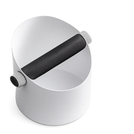 Yozcoffee Espresso Klopbox RVS Siliconen Bar Zilver/Zwart – espresso top zilver
