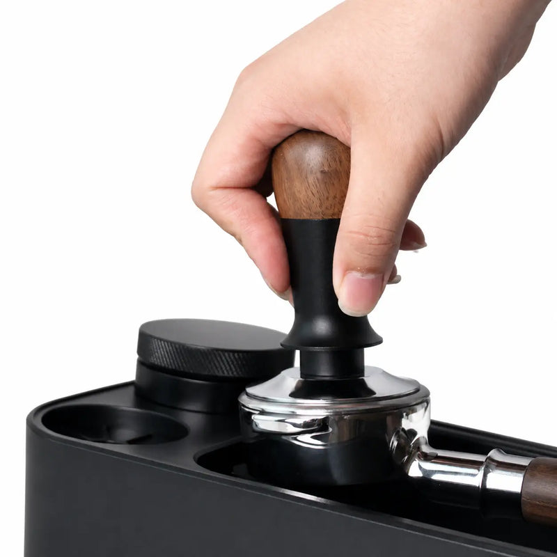 Yozcoffee Espresso Tamper 51/53/58mm Walnoothout Constant Force – kenmerken