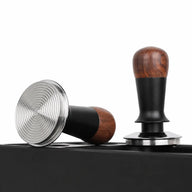 Yozcoffee Espresso Tamper 51/53/58mm Walnoothout Constante kracht – hoek