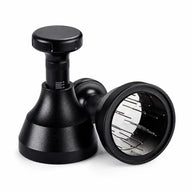 Yozcoffee WDT Espressoverdeler 51/53/58mm RVS Naaldgereedschap Zwart – verstelbare zijkant