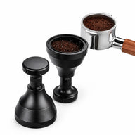 Yozcoffee WDT Espressoverdeler 51/53/58mm RVS Naaldgereedschap Zwart – verstelbare grond demo